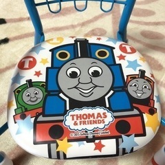 ❣️取引完了❣️【新品に近い超美品】*.+゜機関車トーマス*.+キッズいす♡豆椅子♡プープーイス♡水色の画像