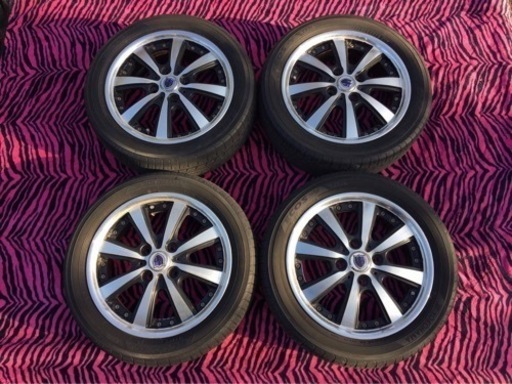 ?【取引終了】STEINER シュタイナー 14in アルミホイール4本セット?14×4.5J?165/55R14?軽四?