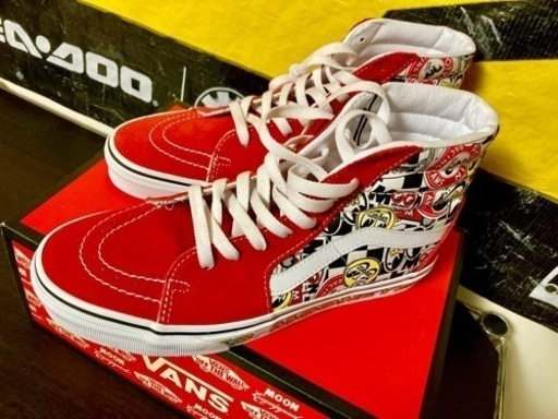 ムーンアイズVANSコラボ赤白