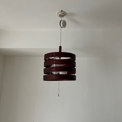 北欧風ペンダントライト　木枠　2灯