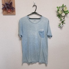 引き取り希望　ベイフロー  ポケットTシャツ　インディゴ　デニム...
