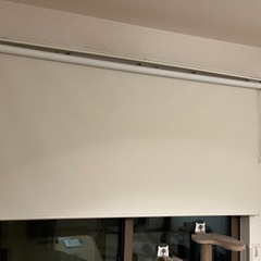 ニトリ ロールスクリーン 遮光×1 採光×1 各165×220cm ホワイトの画像