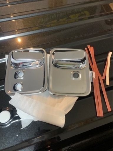 s500p 後期　ドアハンドル　ガーニッシュ　セット　メッキ　ハイゼットジャンボ