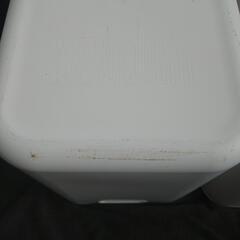 無印 やわらかポリエチレンケース・深・蓋付き x ２個の画像