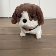 犬のぬいぐるみの画像
