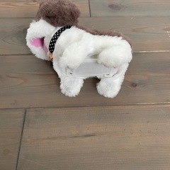 犬のぬいぐるみの画像