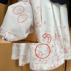 【最終値下げ】petit main花柄ワンピースの画像