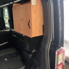 ウェイク用　車中泊キャビネット