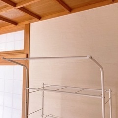 ☆組み立て済☆洗濯機ラック（白）新品未使用☆の画像