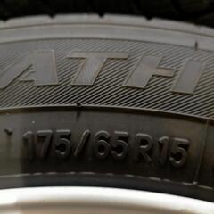 夏タイヤ2021年製　175/65R15 ホイールセット　の画像