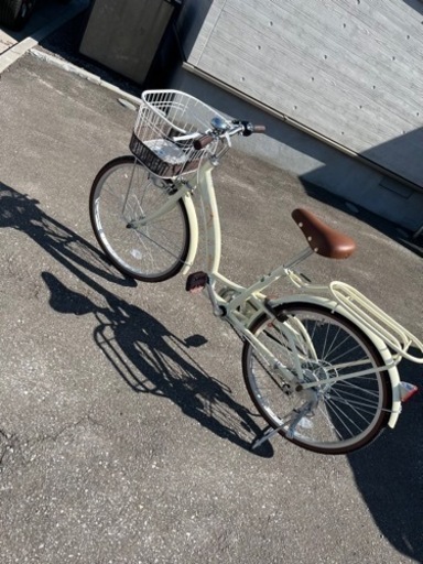 ★自転車　22インチ　ベージュ★