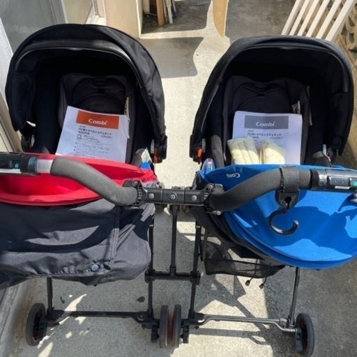 最終値上げです。コンビf2トラベルシステムベビーカー双子セット