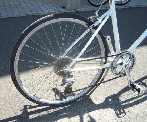 TOKYOBIKE 26インチ クロスバイク 8段切替 ホワイト系 Sサイズ 自転車 ☆ 札幌市 北区 屯田 