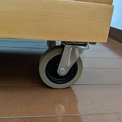 【無印良品】キャスター付シェルフの画像