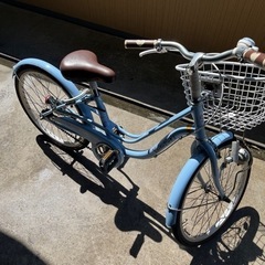 女の子用20インチ自転車の画像