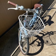 女の子用20インチ自転車の画像