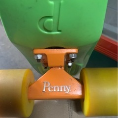 penny ペニーボード スケートボード 黄緑 グリーンイエロー 22インチ の画像