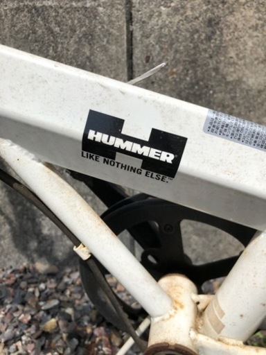 折りたたみ HUMMER  ハマー  自転車  ギア6速 ホワイト