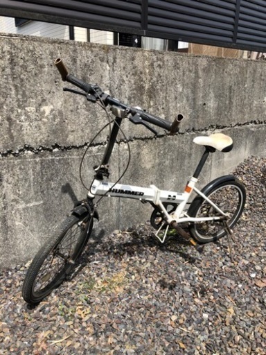 折りたたみ HUMMER  ハマー  自転車  ギア6速 ホワイト