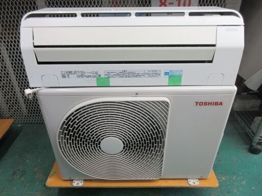 K04140　東芝　中古エアコン　主に10畳用　冷房能力　2.8KW ／ 暖房能力　3.6KW