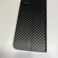iPhone SEスマホケース　カーボン柄