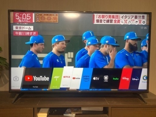 テレビ2019年製60インチ