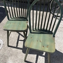 【取引中】木製のダイニングチェア4脚
