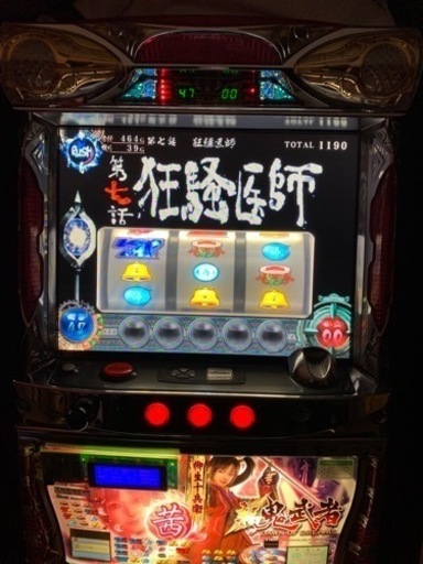 スロット実機 5号機 新鬼武者Z 茜パネル