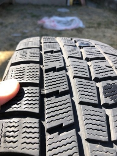 ダンロップスタッドレスタイヤホイール４本セット DUNLOP（ダンロップ） 中古タイヤ スタッドレスタイヤ ホイールセット 