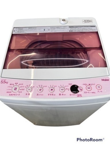 NO.230 《お値下げ中!!》【2019年製】Haier 全自動洗濯機 5.5kg JW-C55CK