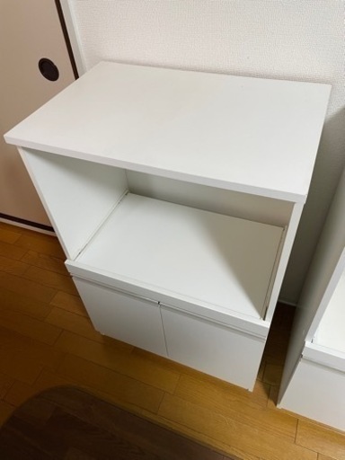 レンジ台収納　21日午後引き取り可能な方