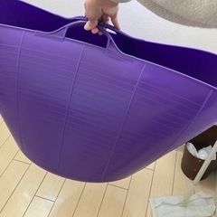 【取引決まりました】ランドリーバスケットの画像