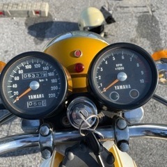 xs1b  xs650   前後ドラムブレーキの画像