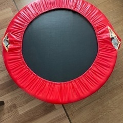 トランポリン　手すり付き　子供の画像