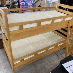 愛品館 江戸川店】大川家具 2段ベッド ID:153-018516-007