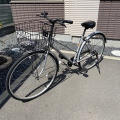シティサイクル　あさひアフィッシュ　27インチ銀