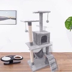 ❤️お値下げ！❤️キャットタワー 組立式 ネコ用品 猫タワー 運...