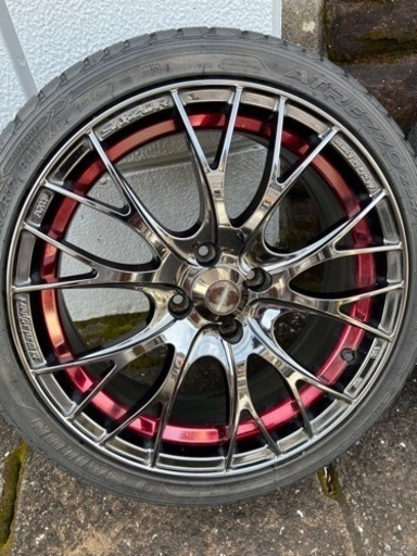 ウェッズスポーツ　SA20R 17インチ　4本中タイヤ2本10部山