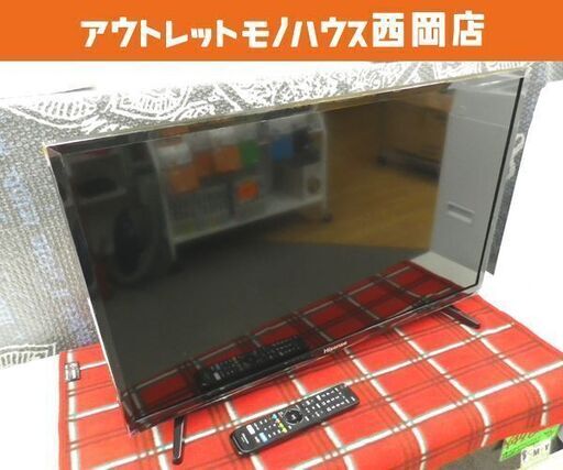 液晶テレビ 32インチ 2020年製 ハイセンス 32BK1 Wチューナー ハイビジョン 32型 液晶TV リモコン付き Hisense 西岡店