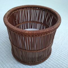 植木鉢カバー2点とトレイ1点の画像