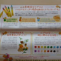 山田養蜂場の蜜蝋クレヨン　未使用　１箱200円の画像