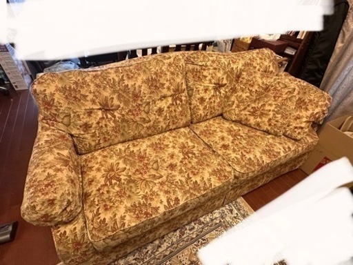 アメリカ製ヴィンテージソファベッド　3シータ