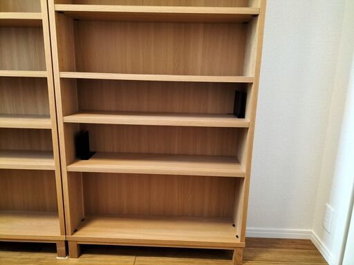 値下げ！無印良品】オーク材薄型ラック・ワイド大・奥行22cm 2個セット