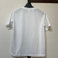 【値下げ！美品】ADIDAS アディダスclimalite素材　白スポーツＴシャツ・150の画像