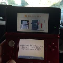 任天堂3DS初期型本体フレアレッドの画像