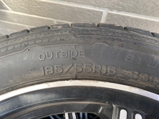 スタッドレス　ホイール付き185/55R16
