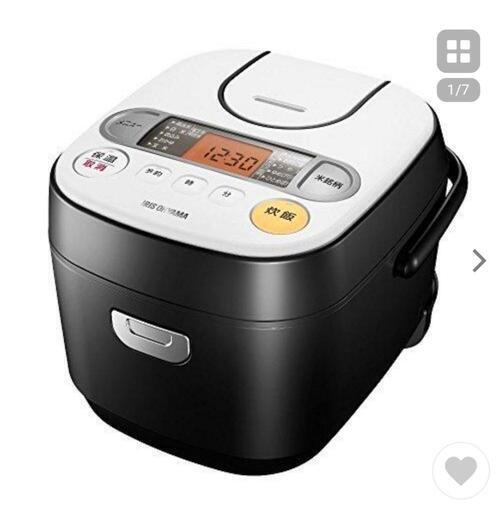 【2017年製】アイリスオーヤマ 炊飯器 マイコン式 3合 銘柄炊き分け機能付き RC-MA30-B