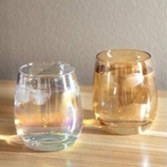 【譲ります】3coins オーロラグラス4品セット