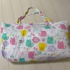 お昼寝布団　猫柄