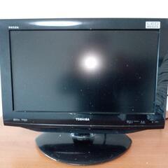 東芝REGZA19型液晶テレビ、外付けHDD付き